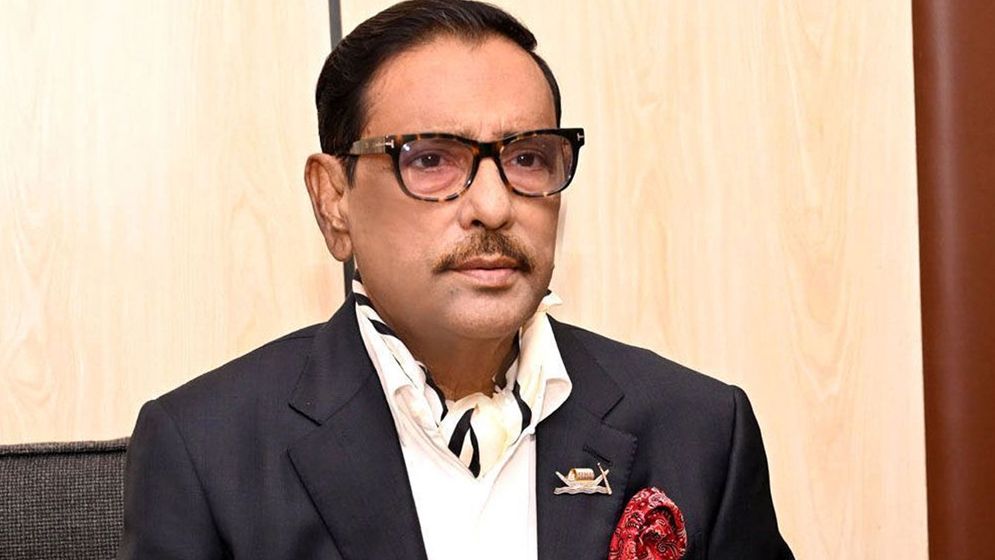 অবশেষে কলকাতায় দেখা গেল ওবায়দুল কাদেরকে