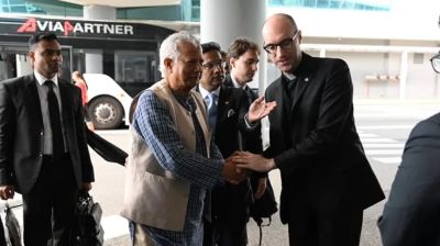 রোমে পৌঁছেছেন প্রধান উপদেষ্টা