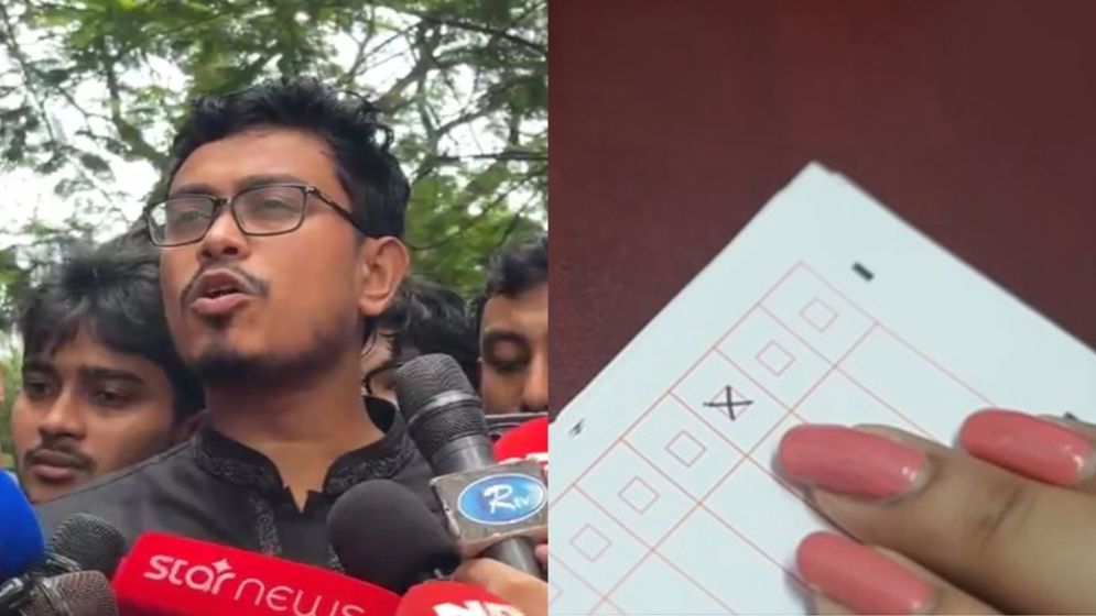 শিবিরের সাদিক কায়েম ও ফরহাদের ব্যালটে আগে থেকে ভোট কাটার অভিযোগ